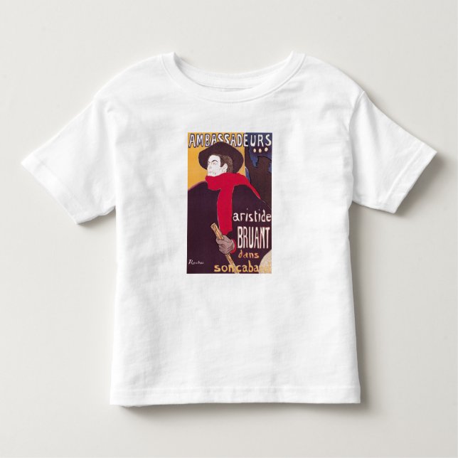 Camiseta Infantil Propaganda de poster Ari de Henri de (Frente)
