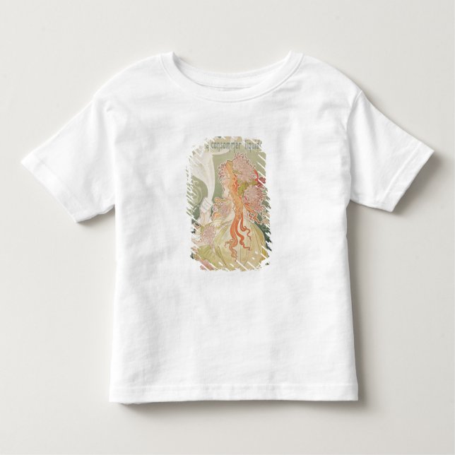 Camiseta Infantil Propaganda de poster Cacau Van Houten Bélgica (Frente)