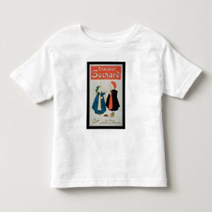 Camiseta Infantil Propaganda de poster de "chocolate Suchard" (cor