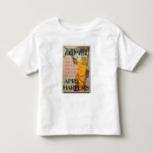Camiseta Infantil Propaganda de poster "Joana do harpista do arco"