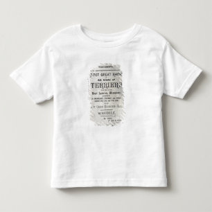 Camiseta Infantil Propaganda de poster o clube aliado de Terrier