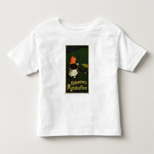 Camiseta Infantil Propaganda de poster para 'o malte Coffee de (Frente)