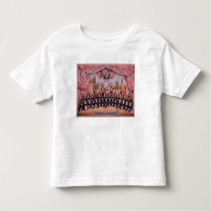 Camiseta Infantil Propaganda para 'Minstrels de Famoso de I.W. Bairn