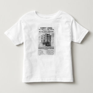Camiseta Infantil Propaganda para Robert Jones, chá