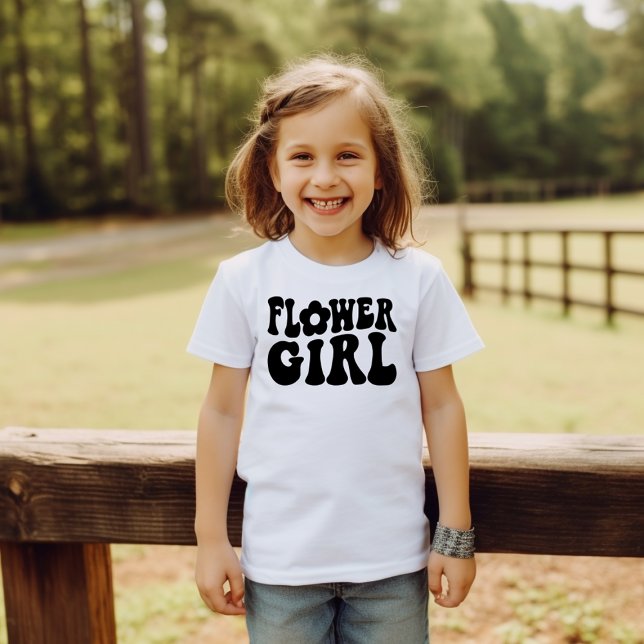 Camiseta Infantil Proposta de Festa Júnior de Menina Flor Retroativa (Criador carregado)