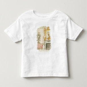 Camiseta Infantil Proposta para um interior da sala de estar,