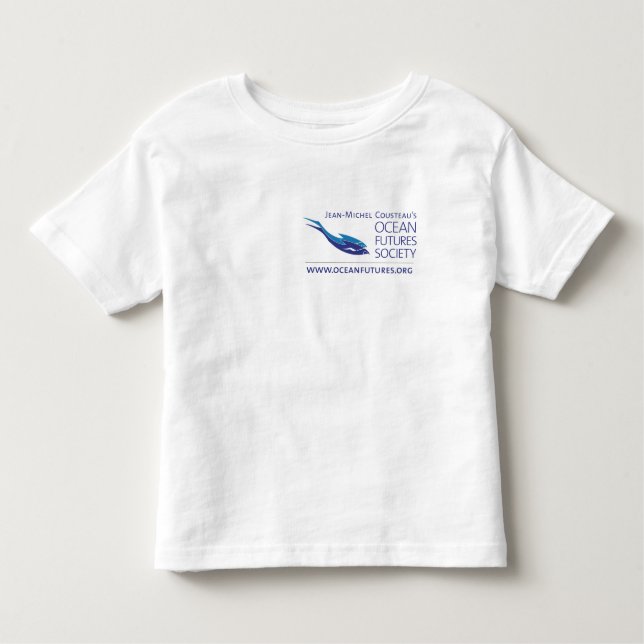 Camiseta Infantil "Proteja t-shirt do oceano" (Frente)