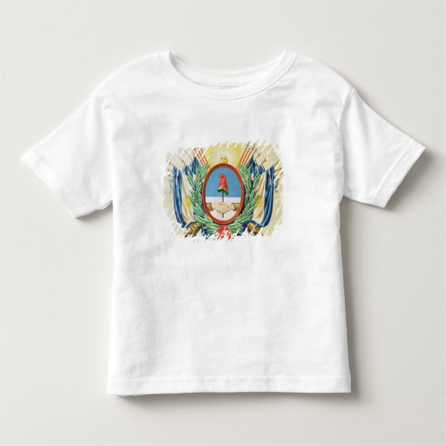 Camiseta Infantil Protetor da confederação de Argentina (Frente)