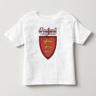 Camiseta Infantil Protetor dos leões de Inglaterra três