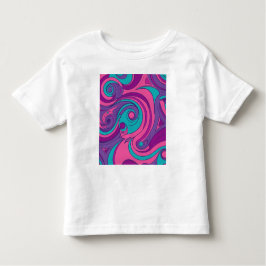 Camiseta Infantil Psychedelic Swirl