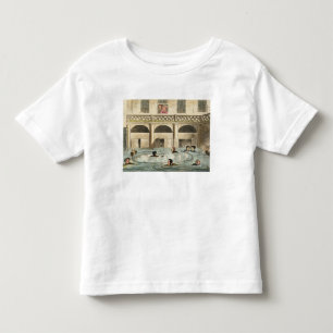 Camiseta Infantil Público que banham-se no banho, ou Stewing vivo,