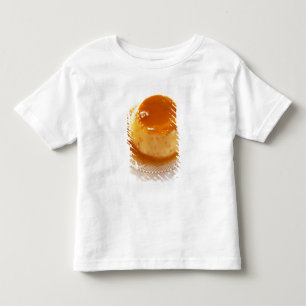 Camiseta Infantil Pudim de creme caramel com caramelo
