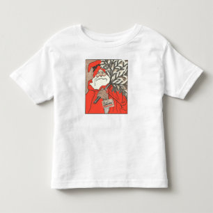 Camiseta Infantil Pudim de Natal e Vetor de Papai Noel Germânico