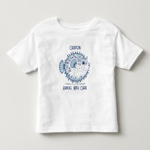 Camiseta Infantil Pufferfish Handle com a t-shirt do Toddler