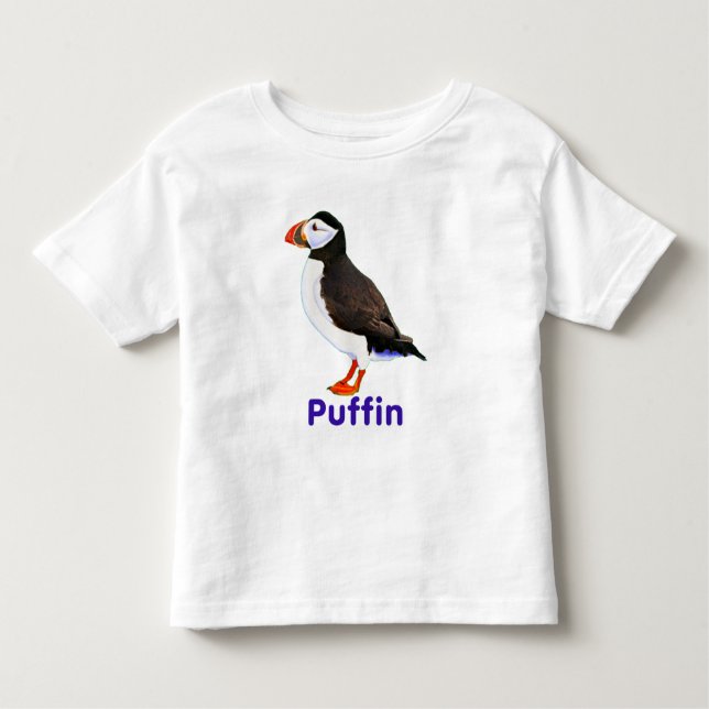 Camiseta Infantil Puffin Atlântico (Frente)