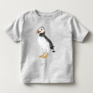 Camiseta Infantil Puffin pintado e bonito