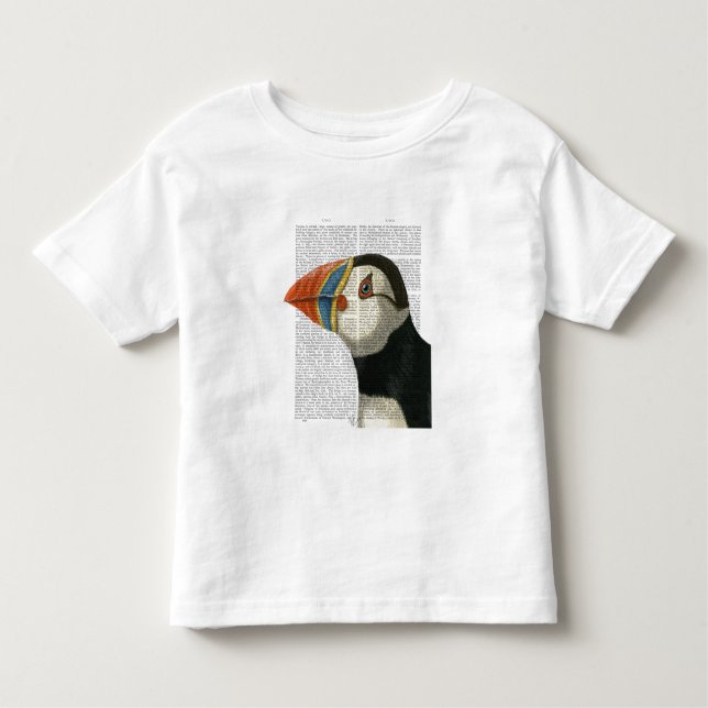 Camiseta Infantil Puffin Retrait (Frente)