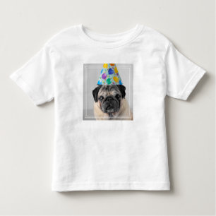 Camiseta Infantil Pug de Partido
