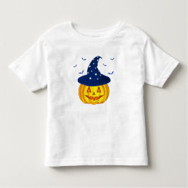 Camiseta Infantil Pumpkin e Morcegos do Dia das Bruxas