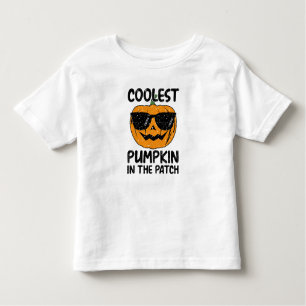 Camiseta Infantil Pumpkin mais fixe no sistema transdérmico, Hallowe