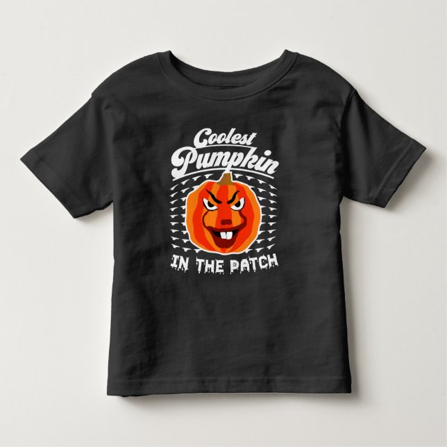 Camiseta Infantil Pumpkin mais fresco no sistema - Dia de as Bruxas  (Frente)