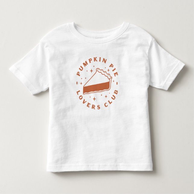 Camiseta Infantil Pumpkin Pie Lovers Club (Frente)