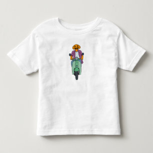 Camiseta Infantil Pumpkin Rider em Scooter Mint
