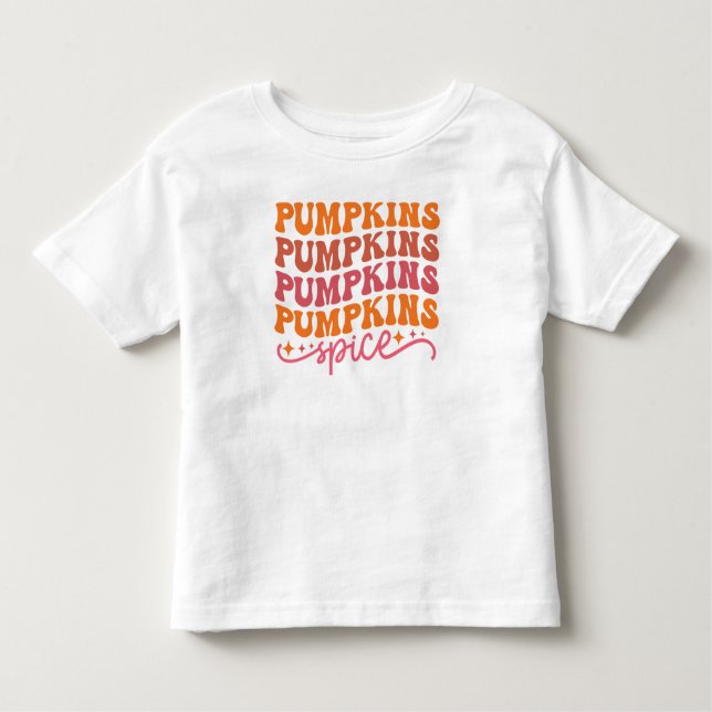 Camiseta Infantil Pumpkins Pumpkins Pumpkins Pumpkins Pumpkins Spice (Frente)