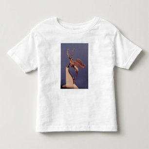 Camiseta Infantil Punho do vaso sob a forma de um íbex voado