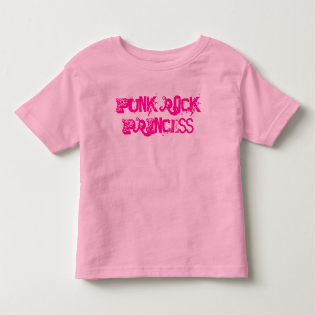CAMISETA INFANTIL PUNK ROCK PRINCESA (Frente)