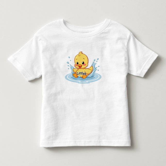 Camiseta Infantil Quack Quack! Eu sou a Daisy, o Patinho! (Frente)