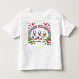 Camiseta Infantil "Quacking Kindergarten – Cute Duck Back-to-School