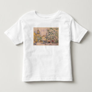 Camiseta Infantil Quadrado do hotel de Ville em Aix-en-Provence