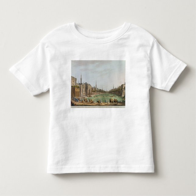 Camiseta Infantil Quadrado principal no Cairo grande, com Bey de (Frente)