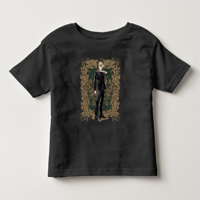 Camiseta Infantil Quadro de Ornamentado Anime Draco Malfoy (Frente)