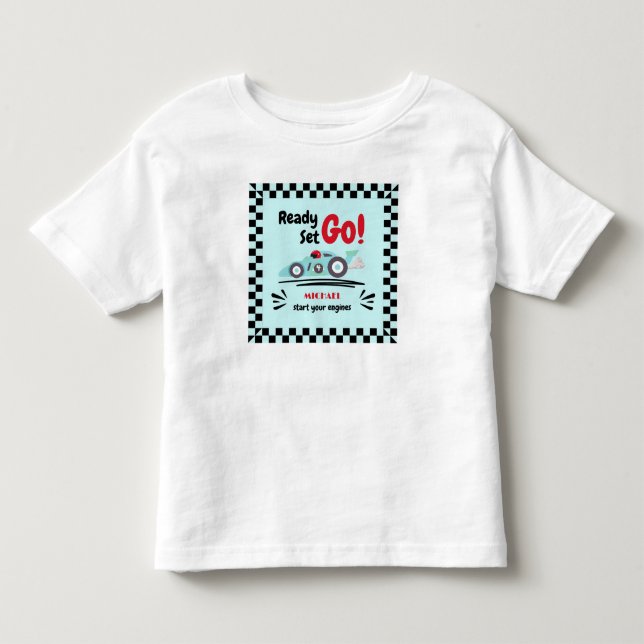 Camiseta Infantil Qualquer Idade Festa de Aniversário Pronto Para Co (Frente)