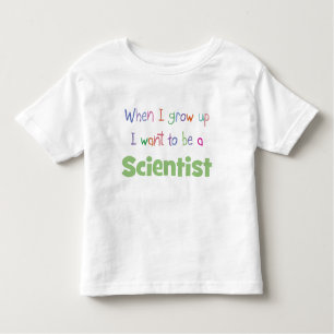 Camiseta Infantil Quando Eu Cresço Cientista