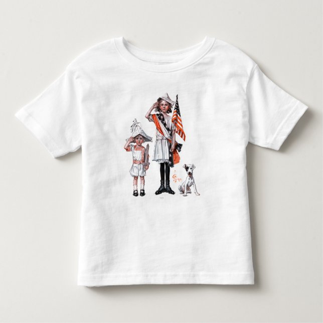 Camiseta Infantil Quarto de julho (Frente)