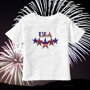 Camiseta Infantil Quarto do t-shirt da criança de julho