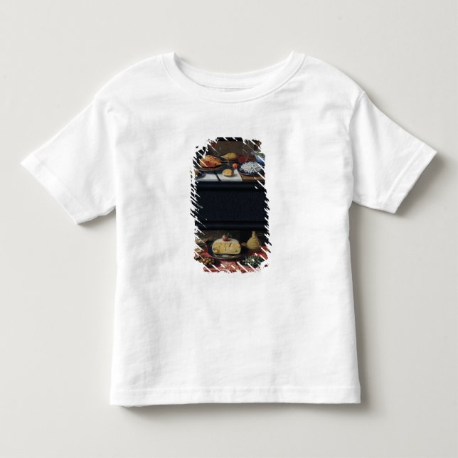 Camiseta Infantil Quatro ainda vivem da comida e da fruta (Frente)