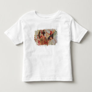 Camiseta Infantil Quatro anjos que jogam instrumentos
