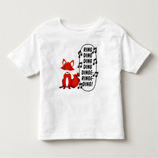 Camiseta Infantil Que faz a raposa diz?