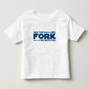 Camiseta Infantil Que o garfo esteja com você