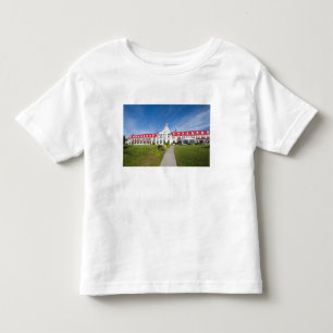 Camiseta Infantil   Quebec, Canadá. Historic Hotel Tadoussac,