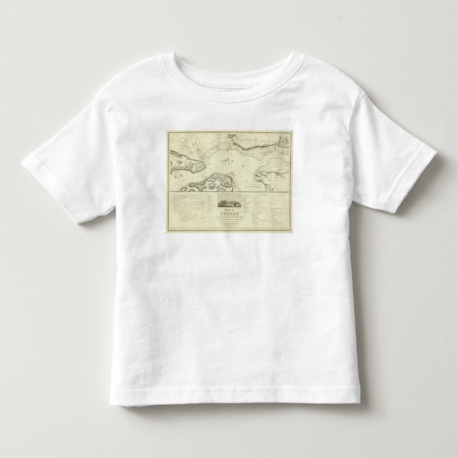 Camiseta Infantil Quebeque durante o cerco (Frente)