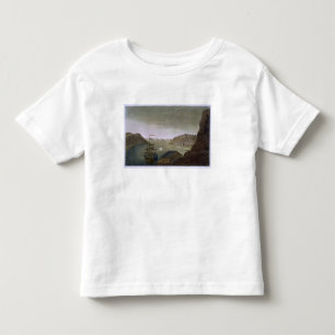Camiseta Infantil Quebeque e o St. Lawrence River, chapeiam 4 'de L