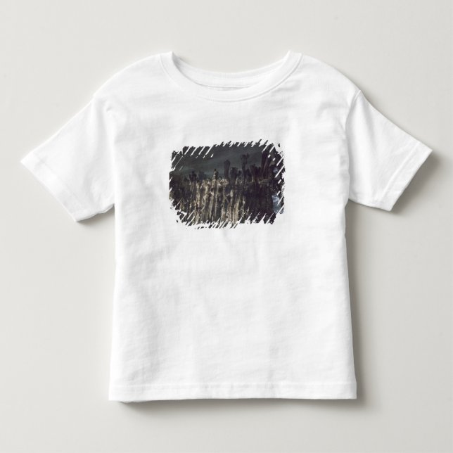 Camiseta Infantil Quebra-mar no jérsei (Frente)