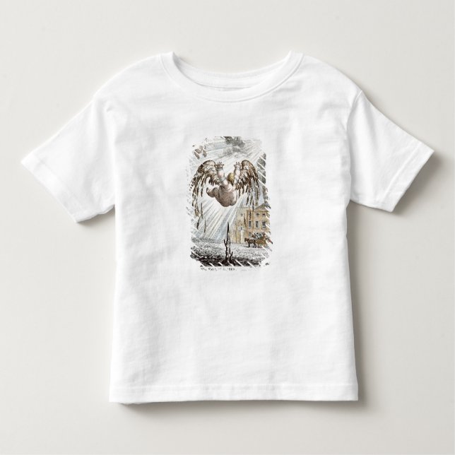 Camiseta Infantil Queda de Ícaro, 1807 (Frente)