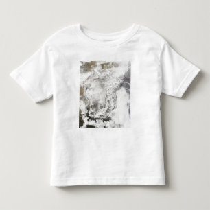 Camiseta Infantil Queda de neve pesada em China
