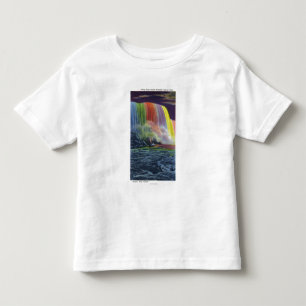 Camiseta Infantil Quedas da ferradura iluminadas na noite